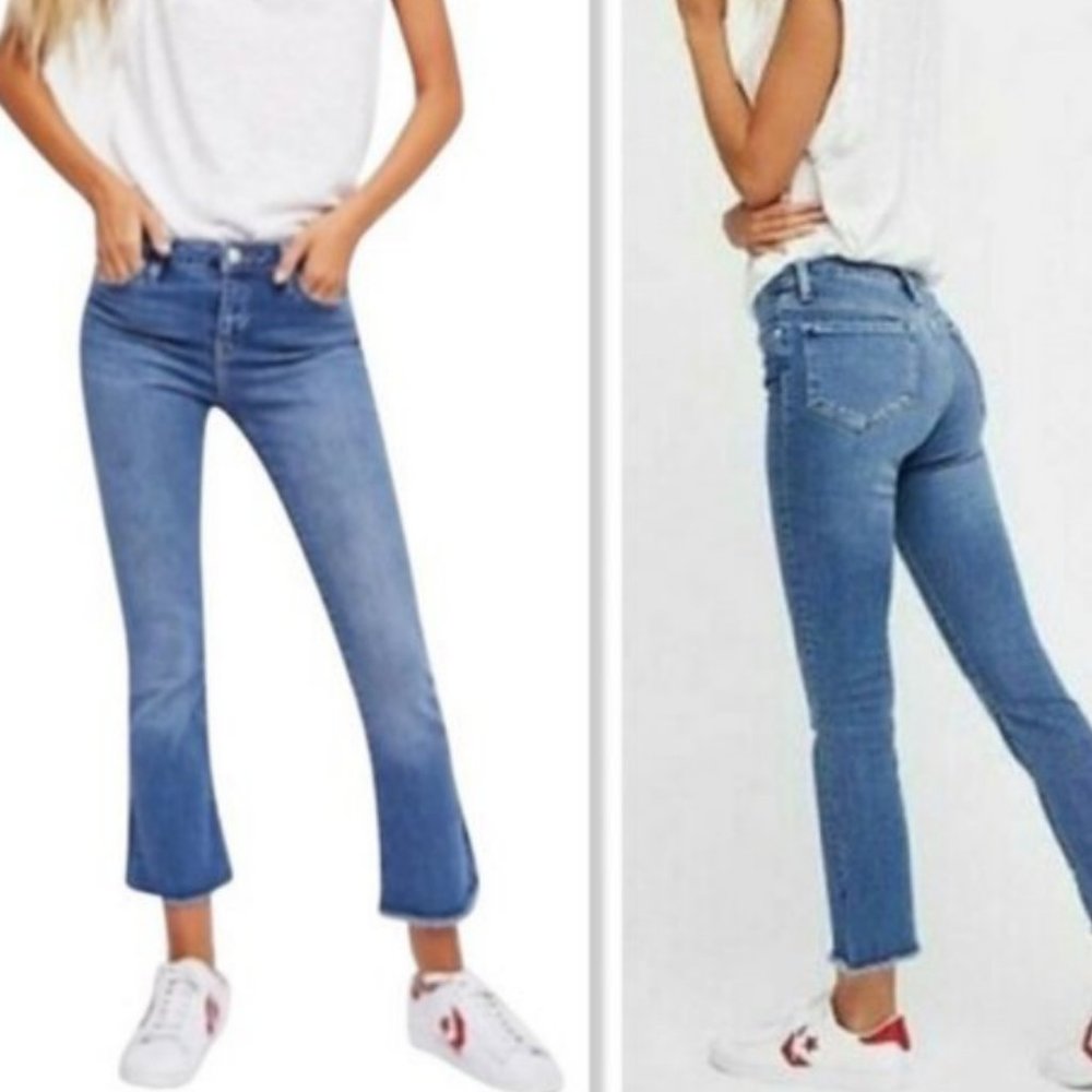 free people cropped jeans